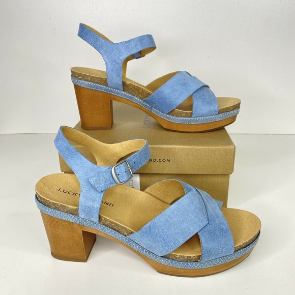 Lucky Brand Shoes - Lucky Brand Harvia Leather Platform Sandals